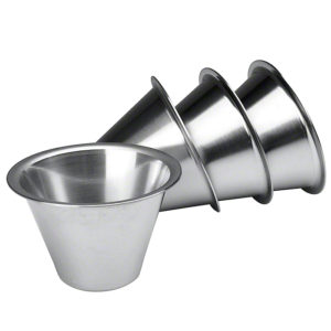 MIELE Timbales en inox (4  pièces)